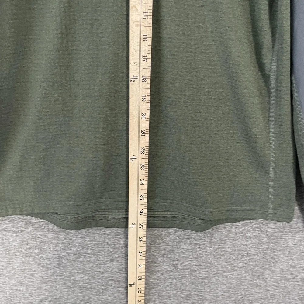 Ten Thousand Tactical Over Zip 1/4 Mens‎ S Waffle Thermal Knit Athletic Green